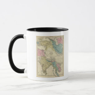 Tasse Grèce, Turquie, Perse, Inde