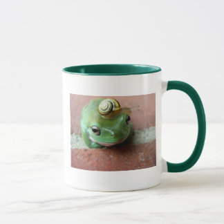 Tasse Grenouille avec le casquette d'escargot