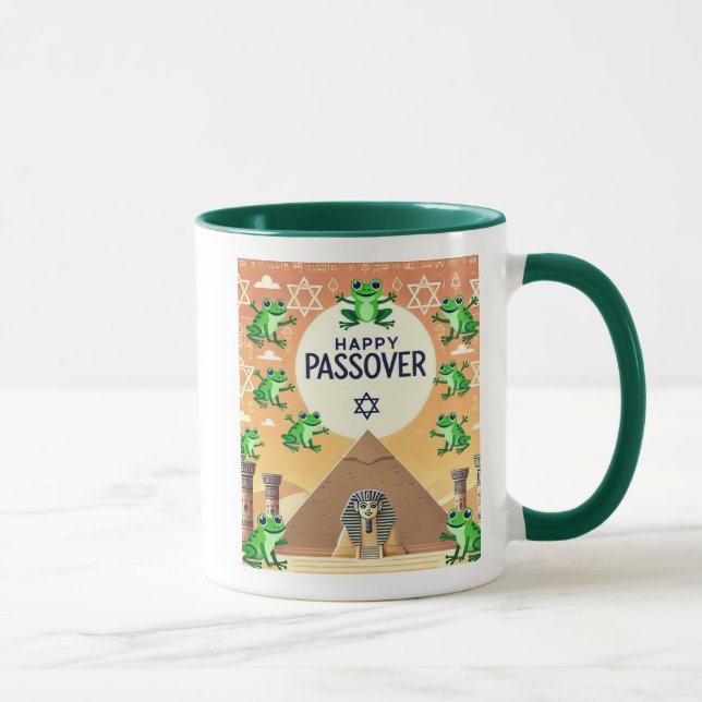 Tasse Grenouille Pâque Joyeuse (Droite)