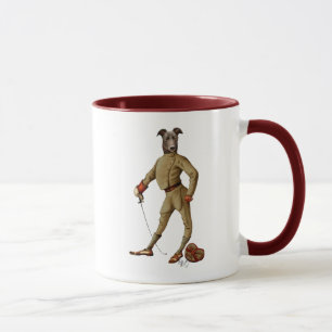 Tasse Greyhound Fencer Dark Full 2