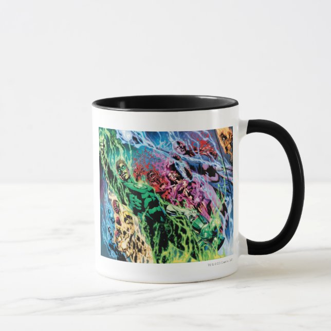 Tasse Groupe de lanternes vertes - Couleur (Droite)