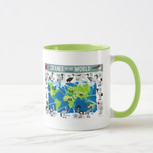Tasse Grues du monde