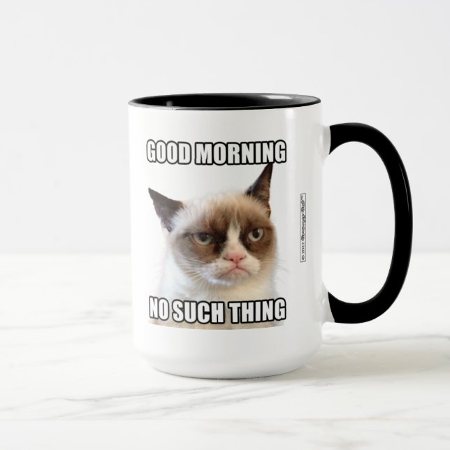 Tasse Grumpy Cat™ Good Morning - Pas une telle chose (Droite)