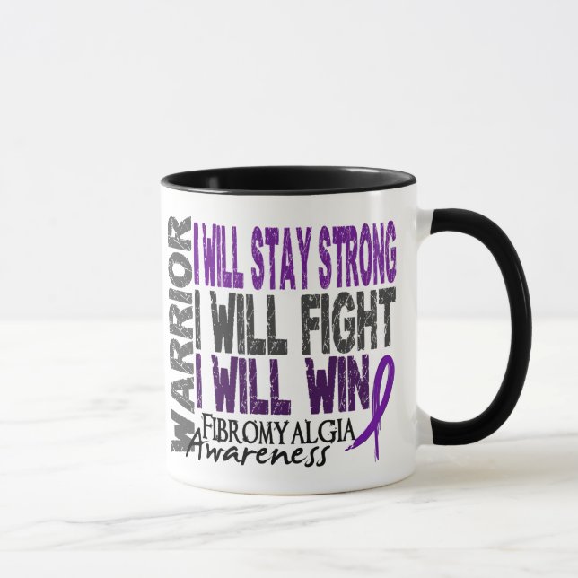 Tasse Guerrier de fibromyalgie (Droite)