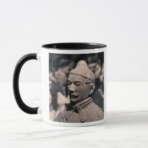 Tasse guerriers en terre cuite dans le tombeau de l'empe