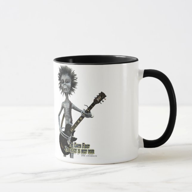 Tasse Guitariste gris (Droite)