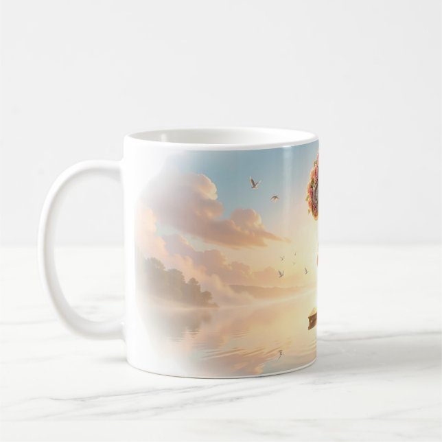 Tasse Guitariste Point d'Interrogation Rose Conte  (Gauche)