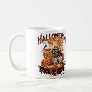 Tasse Halloween Astronaute Épouvantable | Farce ou