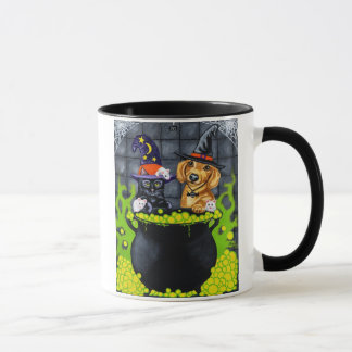 Tasse Halloween brassant vers le haut du problème -