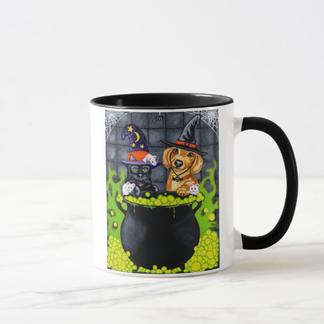 Tasse Halloween brassant vers le haut du problème - (Droite)