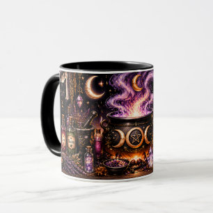 Tasse Halloween Chaudron de Sorcière
