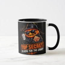 Tasse Halloween double face bonbons citrouille Top
