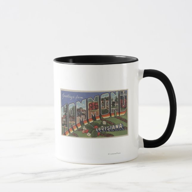 Tasse Hammond, Louisiane - Scènes de grandes lettres (Droite)