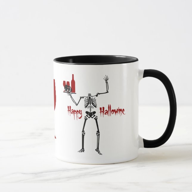 Tasse Happy Hallowine Skeleton sans tête (Droite)