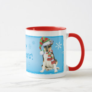Tasse Happy Howlidays Smooth Collie