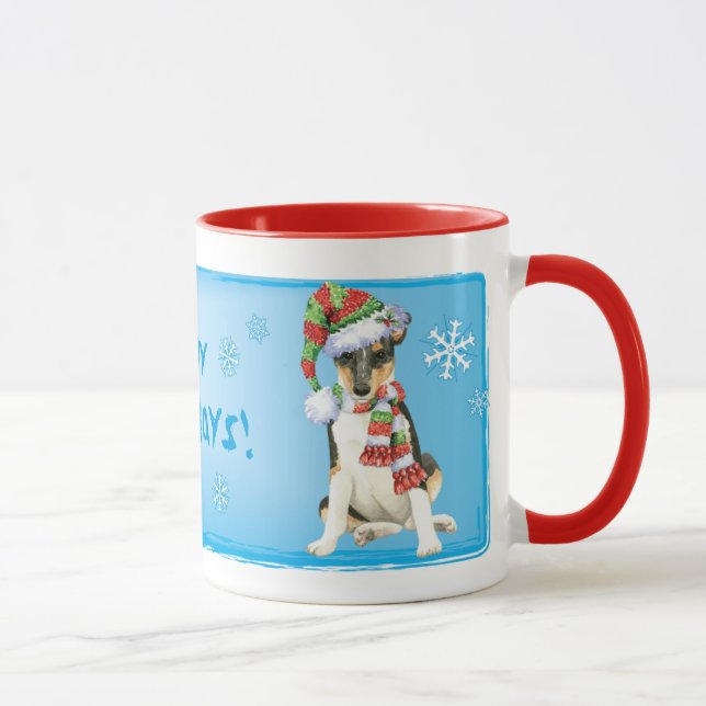 Tasse Happy Howlidays Smooth Collie (Droite)