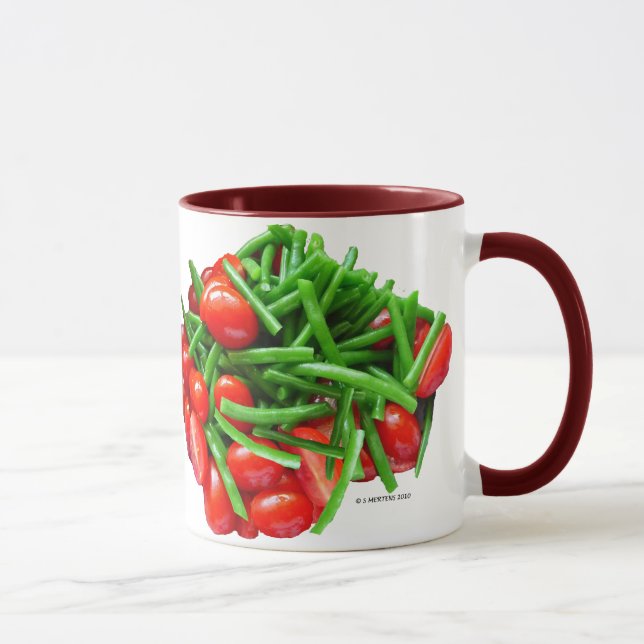 Tasse Haricots verts et tomates (Droite)