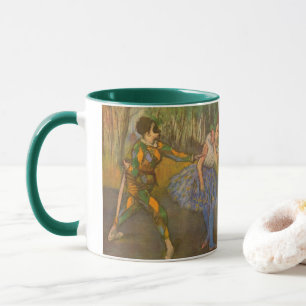 Tasse Harlequin et Columbine par Edgar Degas Art ancien