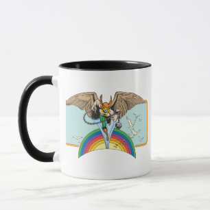 Tasse Hawkman survole le ciel