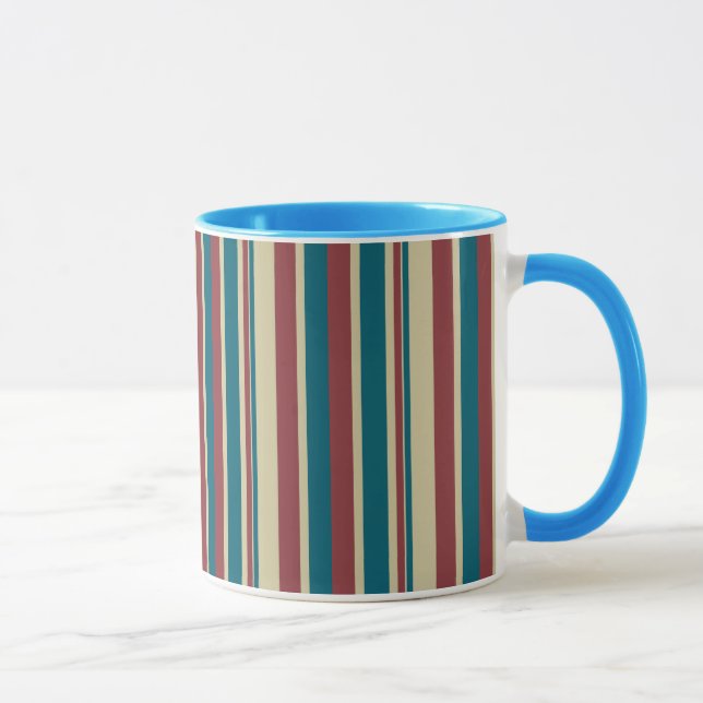 Tasse Heffalump Rouge Bleu Bleu Bleu Grandes Taches Ring (Droite)