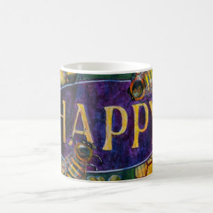 Tasse heureuse d'abeille
