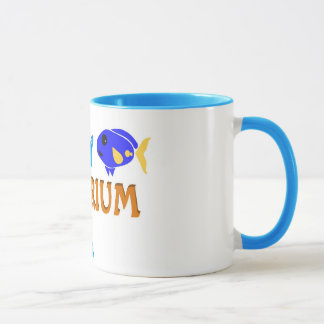 Tasse heureuse d'aquarium