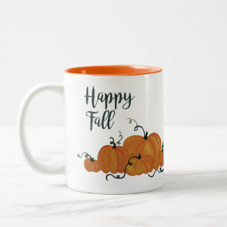 Tasse heureuse d'automne