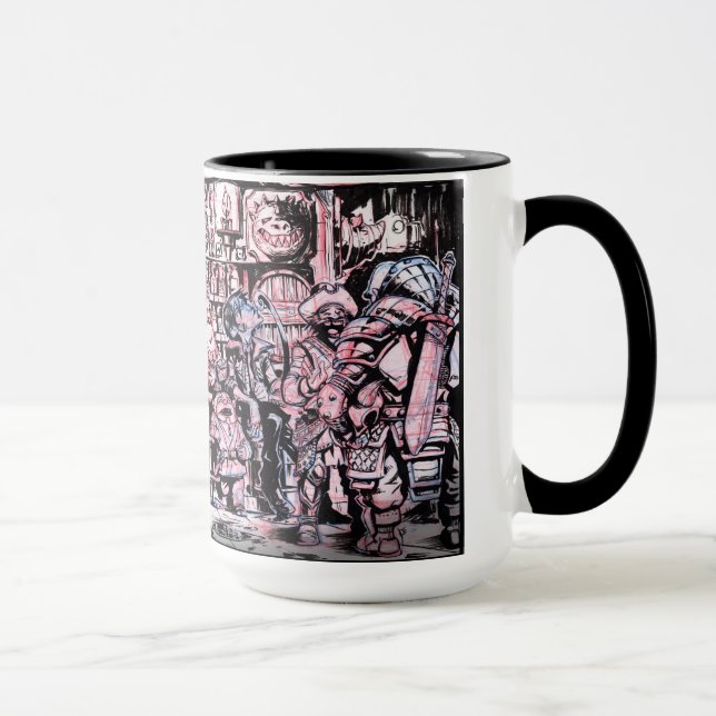 Tasse heureuse de barre (Droite)