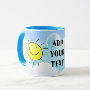 Tasse heureuse de boisson de Sun