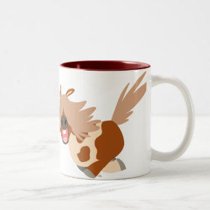 Tasse heureuse de poney de Pinto de bande dessiné