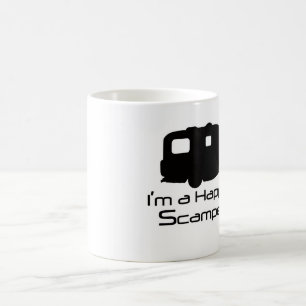 Tasse heureuse de trottinement