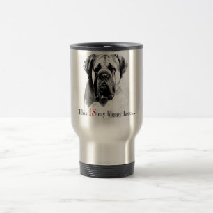 Tasse heureuse de visage de mastiff