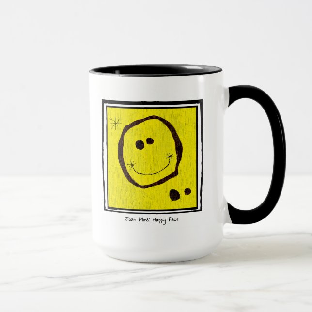 tasse heureuse de visage de miro de Joan (Droite)