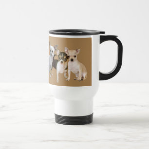 Tasse heureuse de voyage de chiwawa
