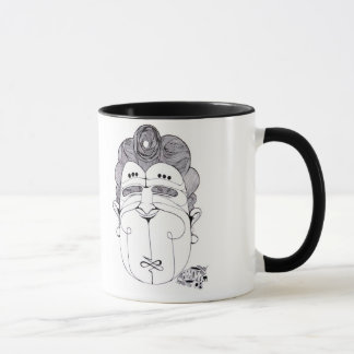 tasse heureuse d'homme
