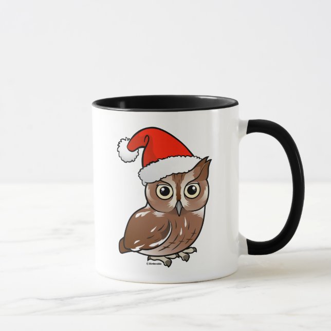 Tasse Hibou de cri strident oriental Père Noël (Droite)