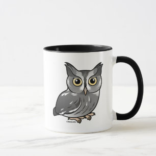Tasse Hibou de cri strident oriental (phase grise)