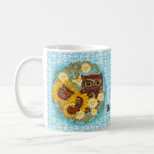 Tasse Hibou Tournesol