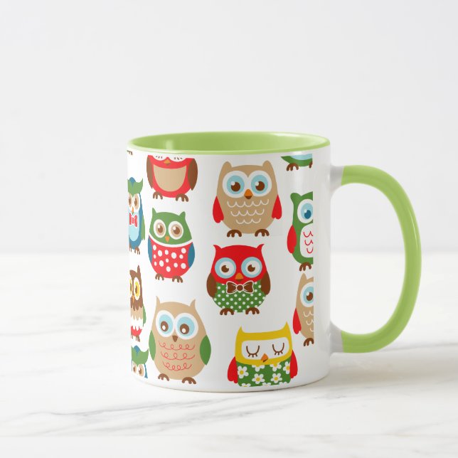 Tasse Hiboux mignons de Litte (Droite)