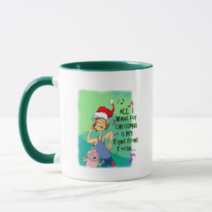 Tasse Hillbilly chantant à propos de mes huit dents avan