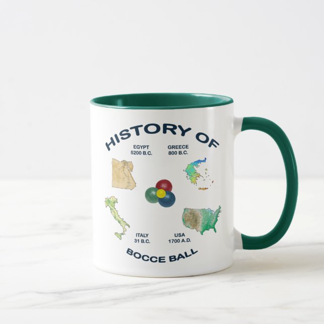Tasse Histoire de boule de Bocce (Droite)