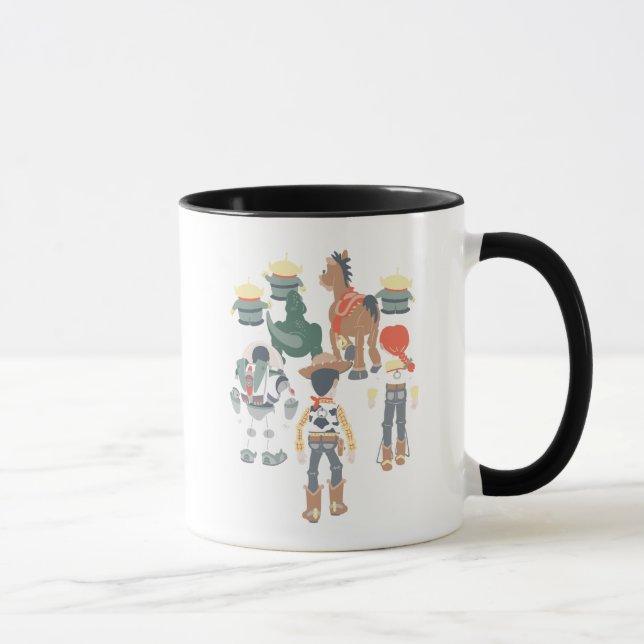 Tasse Histoire du jouet | Toy Story Friends Turn (Droite)
