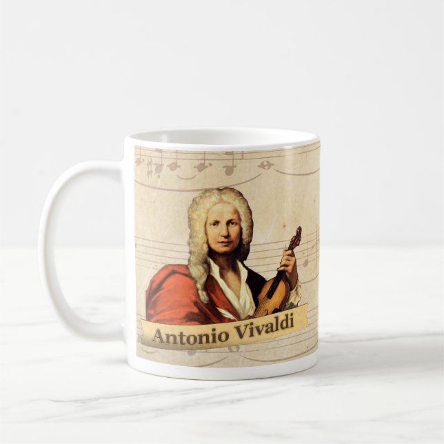 Tasse historique d'Antonio Vivaldi (Gauche)