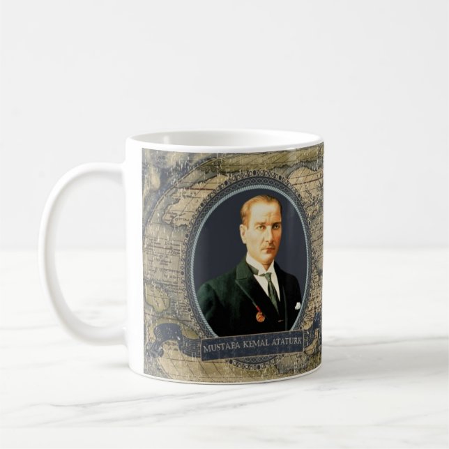 Tasse historique de Mustafa Kemal Ataturk (Gauche)