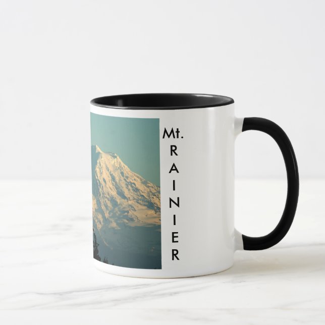 Tasse Hiver le mont Rainier (Droite)