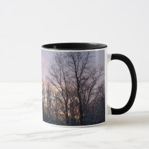Tasse Hiver Sunrise I Pastel Paysage naturel