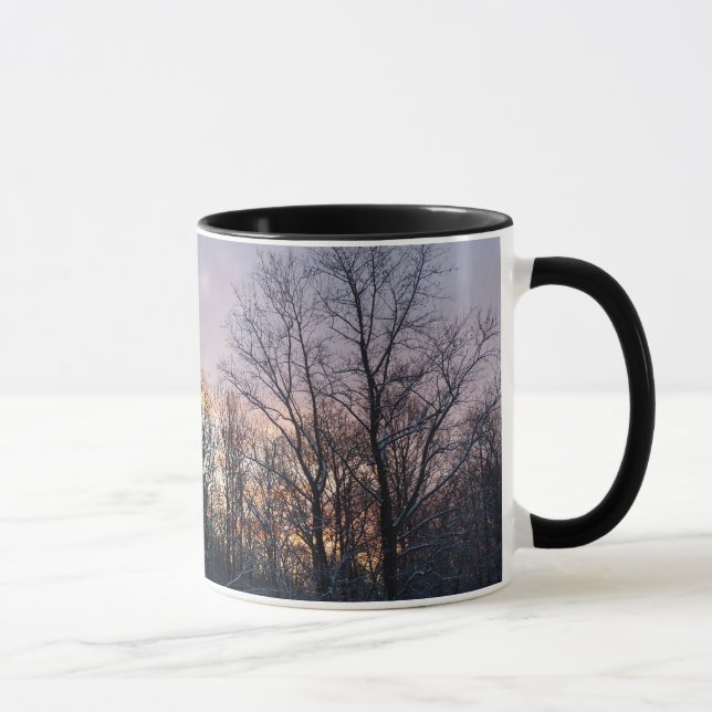 Tasse Hiver Sunrise I Pastel Paysage naturel (Droite)