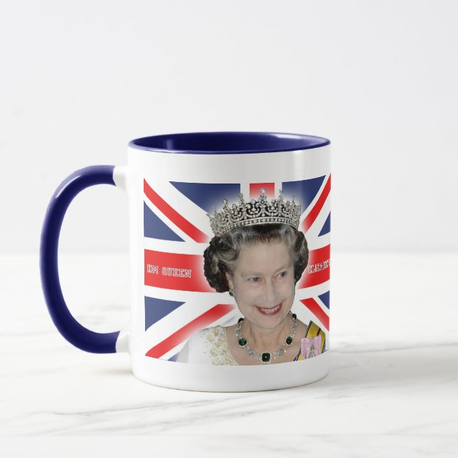 Tasse HM Queen Elizabeth II - Photo Pro (Gauche)