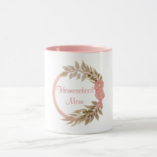 Tasse Homeschool Maman Pink Floral