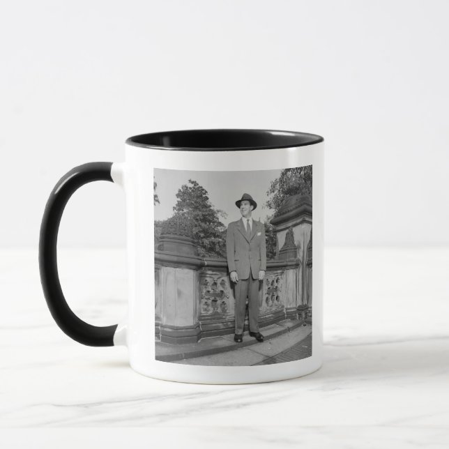 Tasse Homme dans le casquette